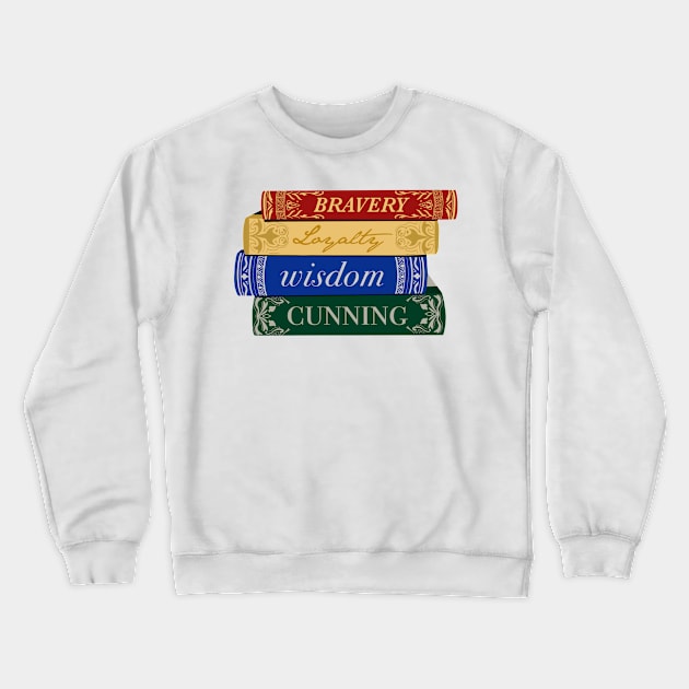 House Qualities Books Crewneck Sweatshirt by CMORRISON12345